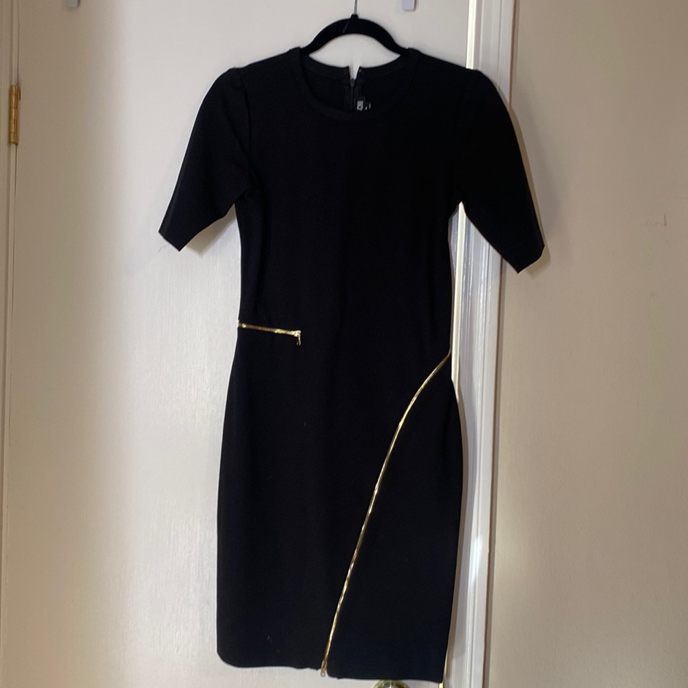 Black work dress